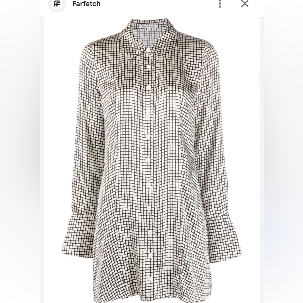 Reformation Taylon Silk Minidress
